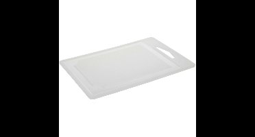 Excellent Houseware snijplank - wit - kunststof - 30 x 22 cm