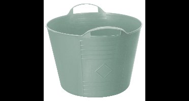 Excellent housewares Flexibele kuip / emmer - groen - 15 liter