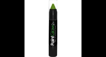 Face paint stick - neon groen - UV/blacklight - 3,5 gram - schmink/make-up stift/potlood