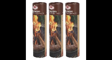 Fancy Flames BBQ/Barbecue lucifers - 150x - lange lucifers - 25 cm