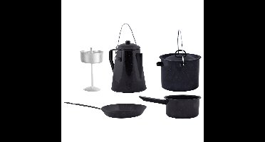 Fancy Flames kampvuur kookset - 4 delig - outdoor - metaal