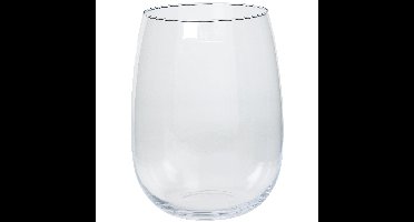 Floran Vaas Julia - wijde hals - transparant - glas - 22 x 26 cm