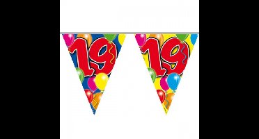 Folat Leeftijd vlaggenlijn 19 jaar - 10 meter - kunststof