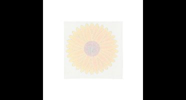 Fruitvliegjes val fruit hangende bloemen - 4x stickers - insecten