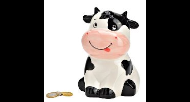 G. Wurm Spaarpot koe - voor kinderen - keramiek - 16 x 12 x 10 cm