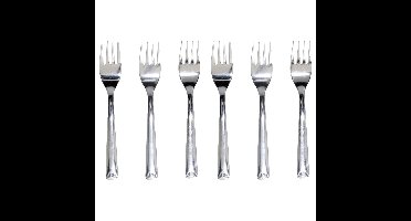 Gerimport Gebaksvorkjes - 12x stuks - rvs - 15 cm