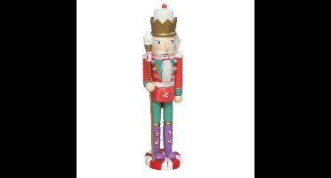 Gerimport notenkraker figuur/beeld - 38 cm - gekleurd?