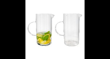 Gerimport Schenkkan - wijn karaf Lucia - 2x - borosilicaat - 1050 ml