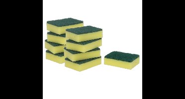 Gerimport schuursponzen - 40x - schoonmaak spons - afwas / keuken