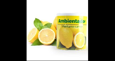 Geur gel Citroen geur - 95 gram - geur blikje - 6 x 7 cm