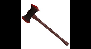 Grote hakbijl - plastic - 76 cm - Halloween/ridders verkleed wapens accessoires