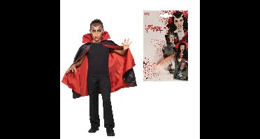 Halloween Dracula/vampier verkleed set - voor kinderen - 2-delig