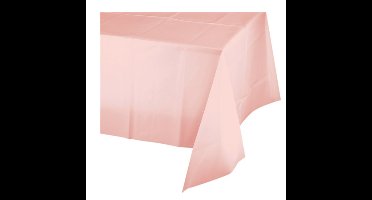 Haza Tafelkleed babyshower/geboorte meisje - lichtroze - kunststof