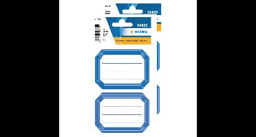 Herma Schoolboeken etiketten/stickers - 24x - blauw/wit