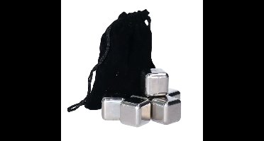 HI Whiskey/whisky koelstenen - 7x st - 2,7 cm