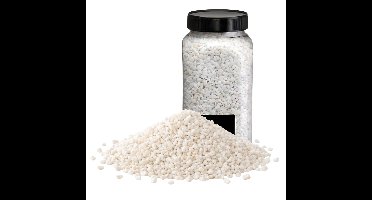 Home & Styling decoratie stenen - 4x - 650ml - wit