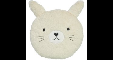 Home & Styling Dieren sierkussen kinderkamer - konijn - wit