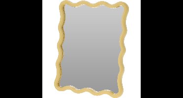 Home & Styling kinder wandspiegel - Princess - 30 x 38 cm - geel