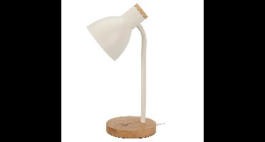 Home & Styling Tafellamp/bureaulampje Design Light - wit - H36 cm