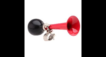 Johntoy fiets toeter - metaal - rood - Kinderen - Kinderfiets - luchthoorn