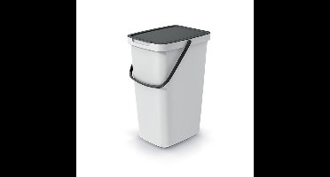Keden GFT of rest afvalbak - creme wit - 20L - 23 x 29 x 45 cm