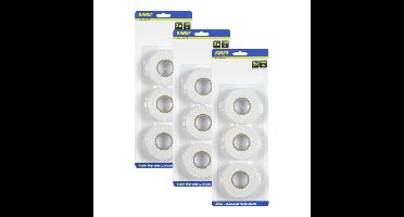 Kinzo Tape - dubbelzijdig - plakband - 9x rollen - wit