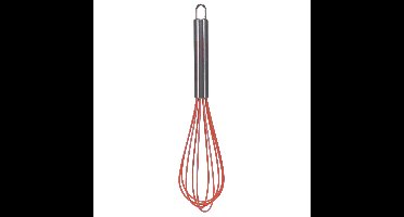 La Cucina Garde - zilver/rood - RVS/Siliconen - 26 cm - Keukengerei