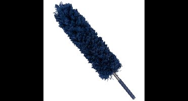 Lifetime Clean plumeau/duster XL - uitschuifbaar - synthetisch - blauw/grijs - 55-142 cm