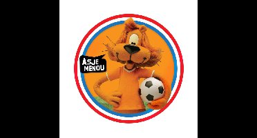 Loeki de Leeuw bierviltjes 12 stuks Asjemenou oranje