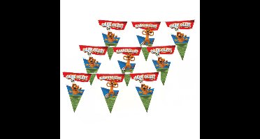 Loeki de Leeuw Hup Holland vlaggenlijn 3x rood/wit/blauw 10 meter