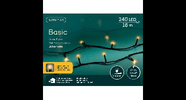 Lumineo Kerstverlichting - 240 led - warm wit - 1800 cm