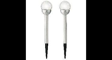 Lumineo prikspot Navi - 2x - solar tuinverlichting - 30 cm