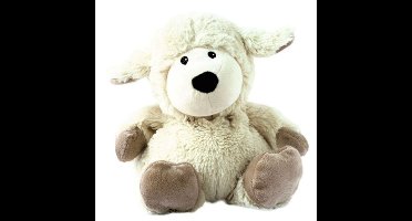 Magnetron knuffel - schaap - 33 cm - pluche - warmteknuffel
