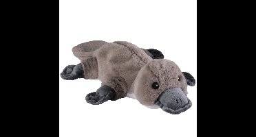 Magnetron knuffel - vogelbekdier - grijs - 40 cm - pluche