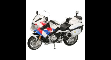 Maisto schaalmodel motor BMW politie - wit - schaal 1:18
