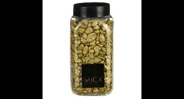 Mica Decorations decoratie steentjes - goud - 650ml
