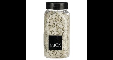 Mica Decorations decoratie steentjes - wit - 650ml