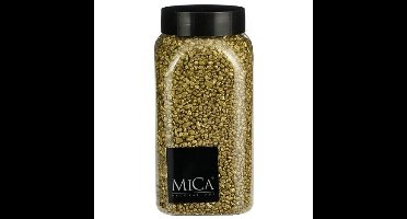 Mica Decorations decoratie stenen - 650ml - goud