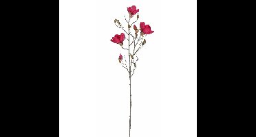 Mica Decorations Kunstbloemen Magnolia takken - 88 cm - roze