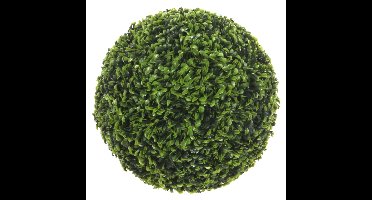 Mica Decorations Kunstplant - buxusbol - groen - 37 cm