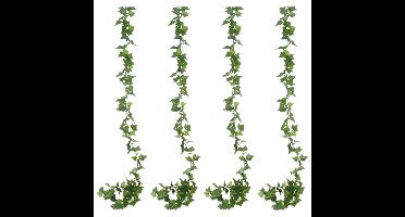 Mica Decorations Kunstplanten Hedera Slinger - 4x - 180 cm - groen