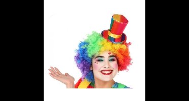 Mini hoge hoed voor clowns outfit voor volwassenen