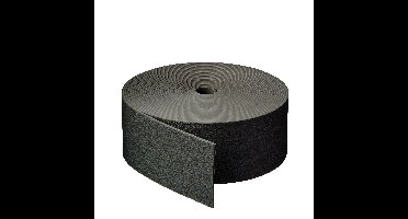 Nature perkrand - zwart - kunststof - 10 m x 7.5 cm - flexibel