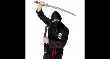 Ninja speelgoed verkleed zwaard - zwart - 73 cm - carnaval