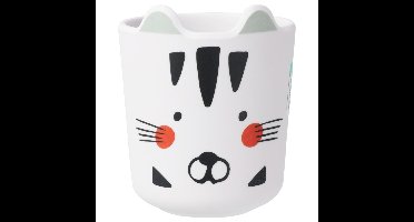 Onbreekbare kinder drinkbekers - katten - 1x - kunststof - 9 cm