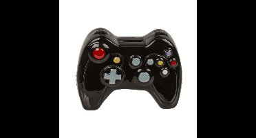 Out of the Blue Spaarpot Controller - keramiek - 16 x 13 cm - zwart