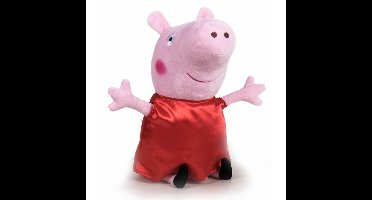 Peppa Pig big knuffels in rood pakje 31 cm knuffeldieren