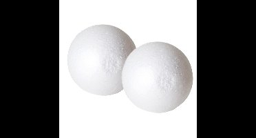 Piepschuim hobby vormen DIY ballen - 2x - styropor bollen - 15 cm