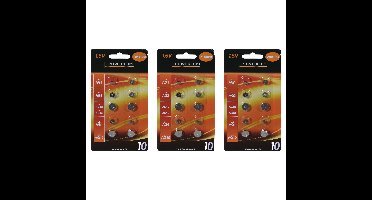 Powerful Batterijen knoopcel - assorti formaten mix - 30x stuks - Alkaline