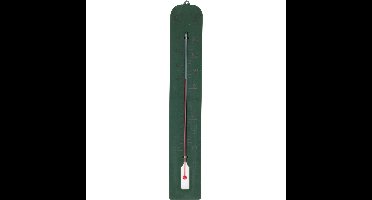 Pro Garden Binnen/buiten thermometer XXL- Donkergroen - 45 cm